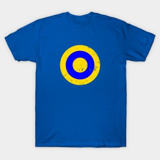 Distressed Saffron and Blue Roundel T-Shirt